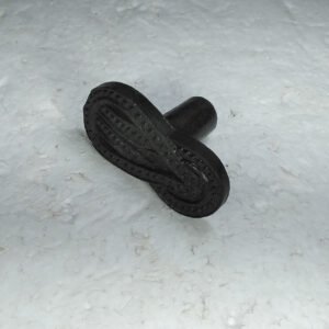 RVE KB 4184 cast iron antique white finish cabinet knobs